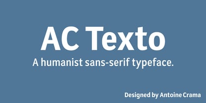 AC Texto Pro Font Poster 1