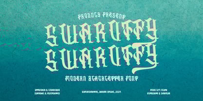 Swarotty Font Poster 1