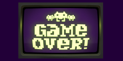 Groovy Pixel Font Poster 7