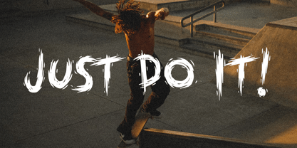 Trashed Font Poster 4