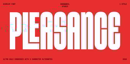 GW Pleasance Font Poster 1