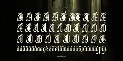 Syclone Font Poster 11