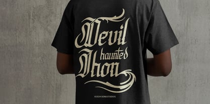 Syclone Font Poster 7