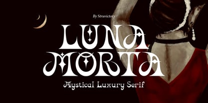 Luna Morta Mystical Font Poster 1