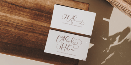 Tamylors Landry Font Poster 5