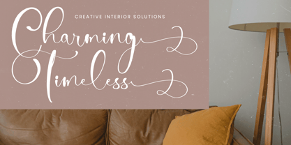 Tamylors Landry Font Poster 9