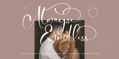 Tamylors Landry Font Poster 3