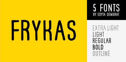 Frykas Font Poster 1