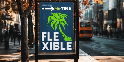 MixTina Font Poster 5