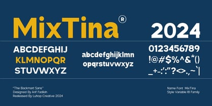 MixTina Font Poster 6