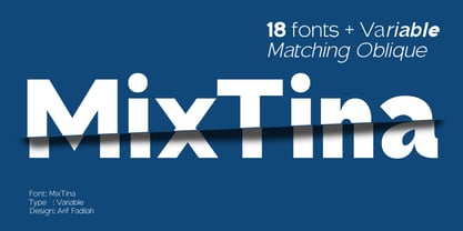 MixTina Font Poster 1