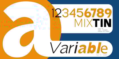 MixTina Font Poster 3