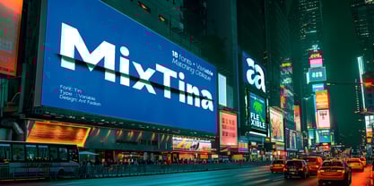 MixTina Font Poster 14