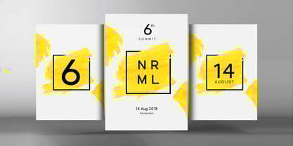 Normal Font Poster 4