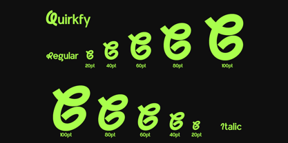 Quirkfy Font Poster 5