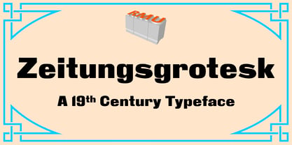 Zeitungsgrotesk Font Poster 1