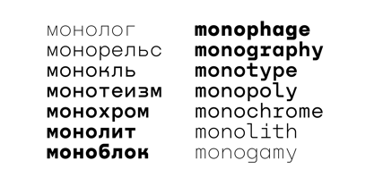 Nekst Mono Font Poster 7