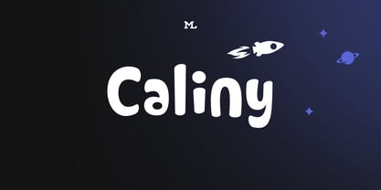 Caliny Font Poster 1