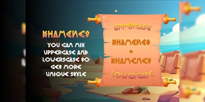 Khamenet Font Poster 7