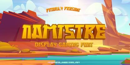 Namistre Font Poster 1
