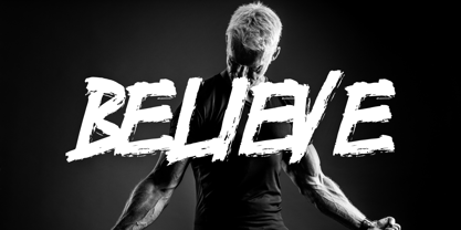 Endurance Gesture Font Poster 9