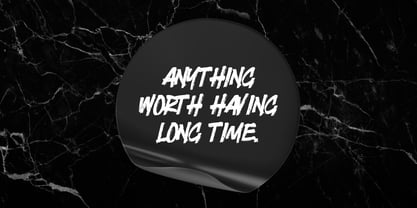 Endurance Gesture Font Poster 13