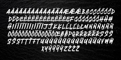 Endurance Gesture Font Poster 14