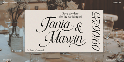 Rapiola Font Poster 5