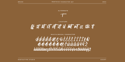 Renthiga Font Poster 15