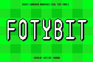 Fotybit Mono Font Poster 1