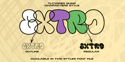 Tlooper Gump Font Poster 6