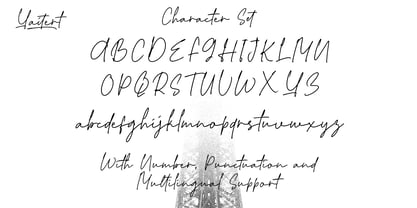 Yaitert Font Poster 10
