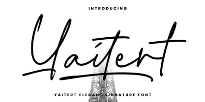 Yaitert Font Poster 1