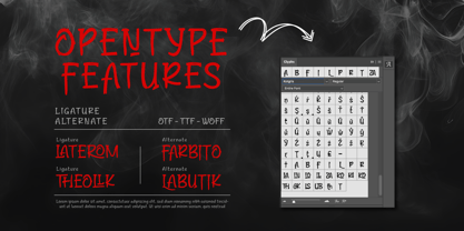 Kotgris Font Poster 2