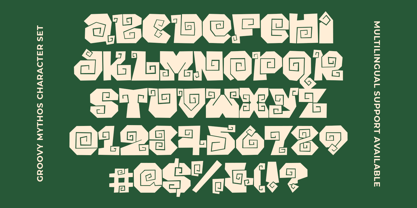 Groovy Mythos Font Poster 7