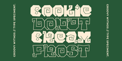 Groovy Mythos Font Poster 4