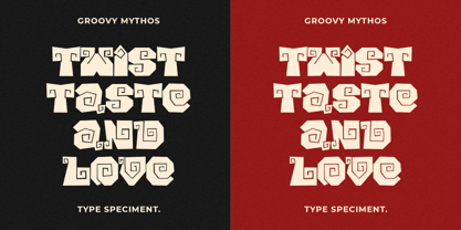 Groovy Mythos Font Poster 6