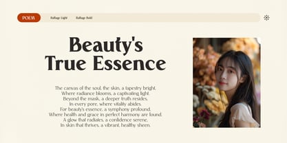 Raftage Font Poster 9