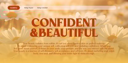 Raftage Font Poster 6