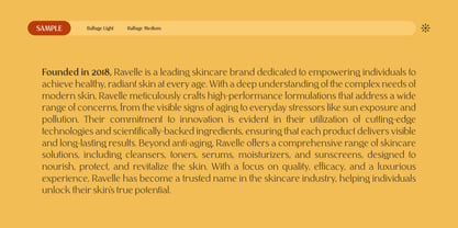 Raftage Font Poster 5