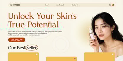 Raftage Font Poster 2