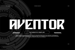 Aventor Font Poster 1