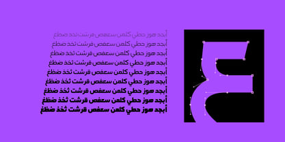 Aqeeq Display Pro Font Poster 2