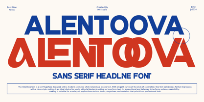 Alentoova Font Poster 1