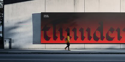 Ambyar Black Font Poster 7