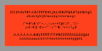 Ambyar Black Font Poster 5