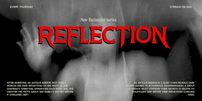 Creepy Away Font Poster 3