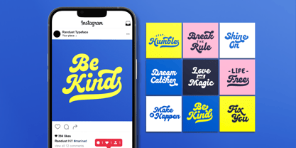 Markile Font Poster 3