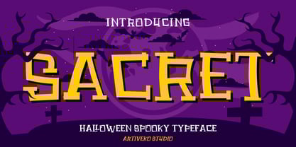 Sacret Font Poster 1