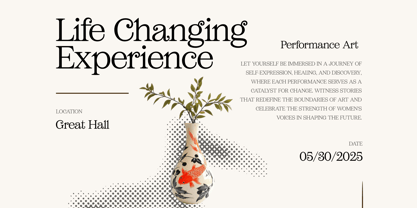 Quenton Serif Font Poster 4